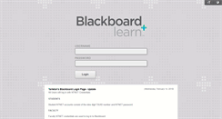 Desktop Screenshot of blackboardlearn.tarleton.edu